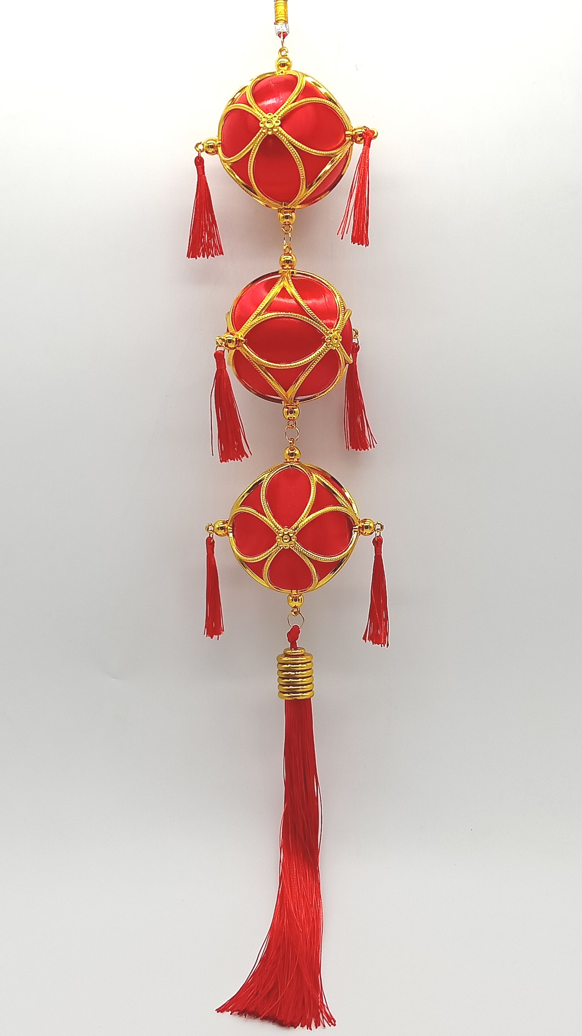 4711075070657-3入8cm金框絲波球吊飾