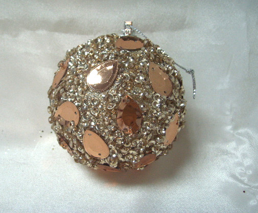 4715872476391-閃耀亮片聖誕球-香檳金12入8cm