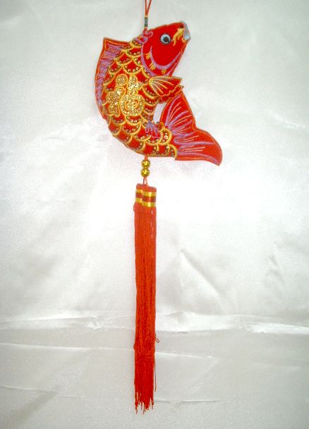 18cm鯉躍龍門吉祥吊飾