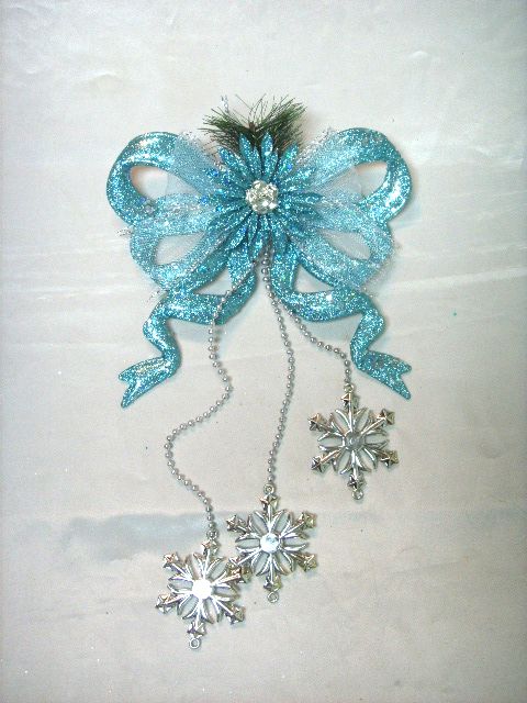 4715872473581冰蘭蝴蝶結+3星吊飾