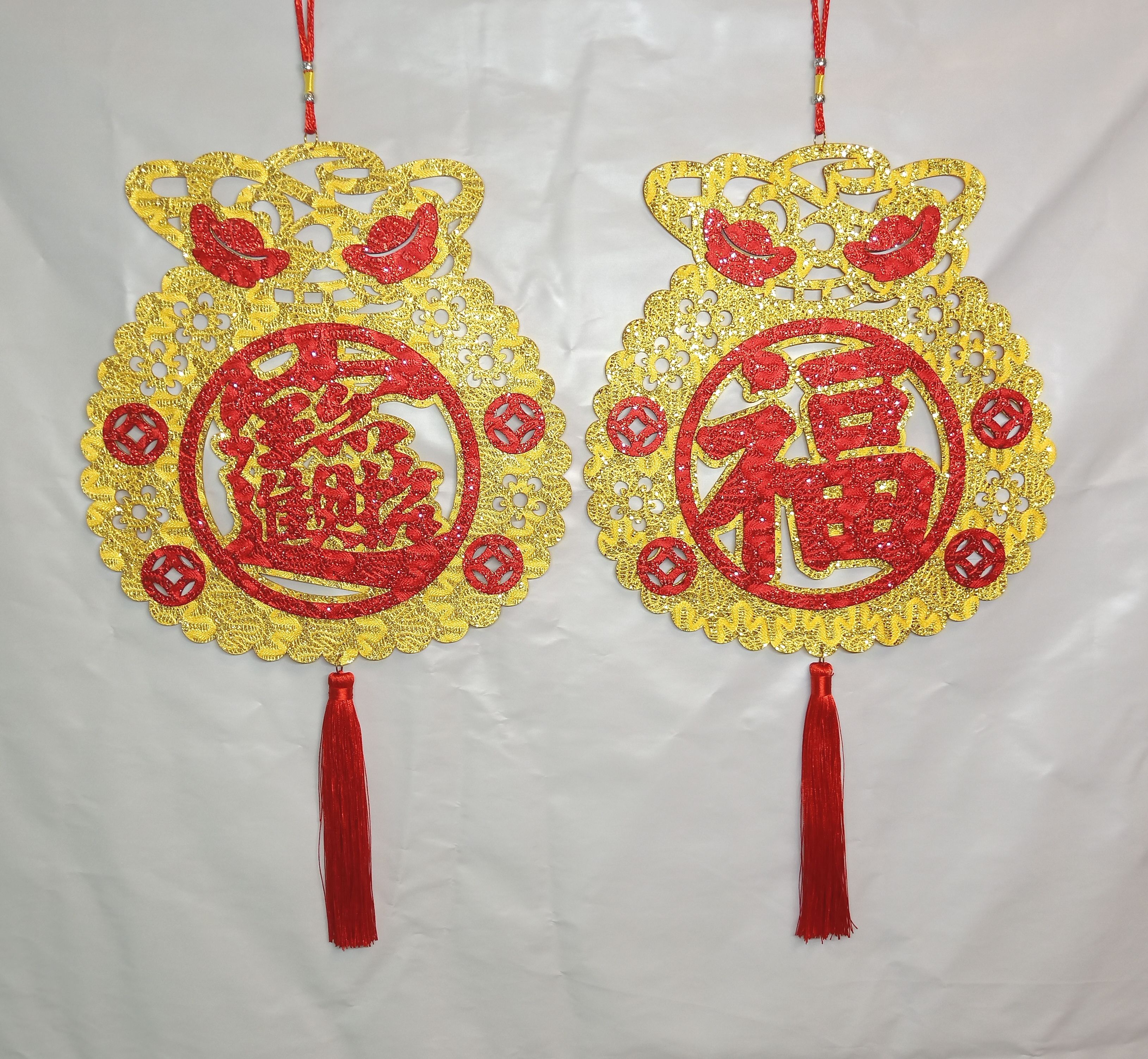 4711075070244金蔥錢袋吉祥吊飾