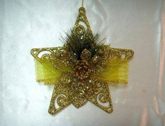 4717622272444五角星金蔥吊飾