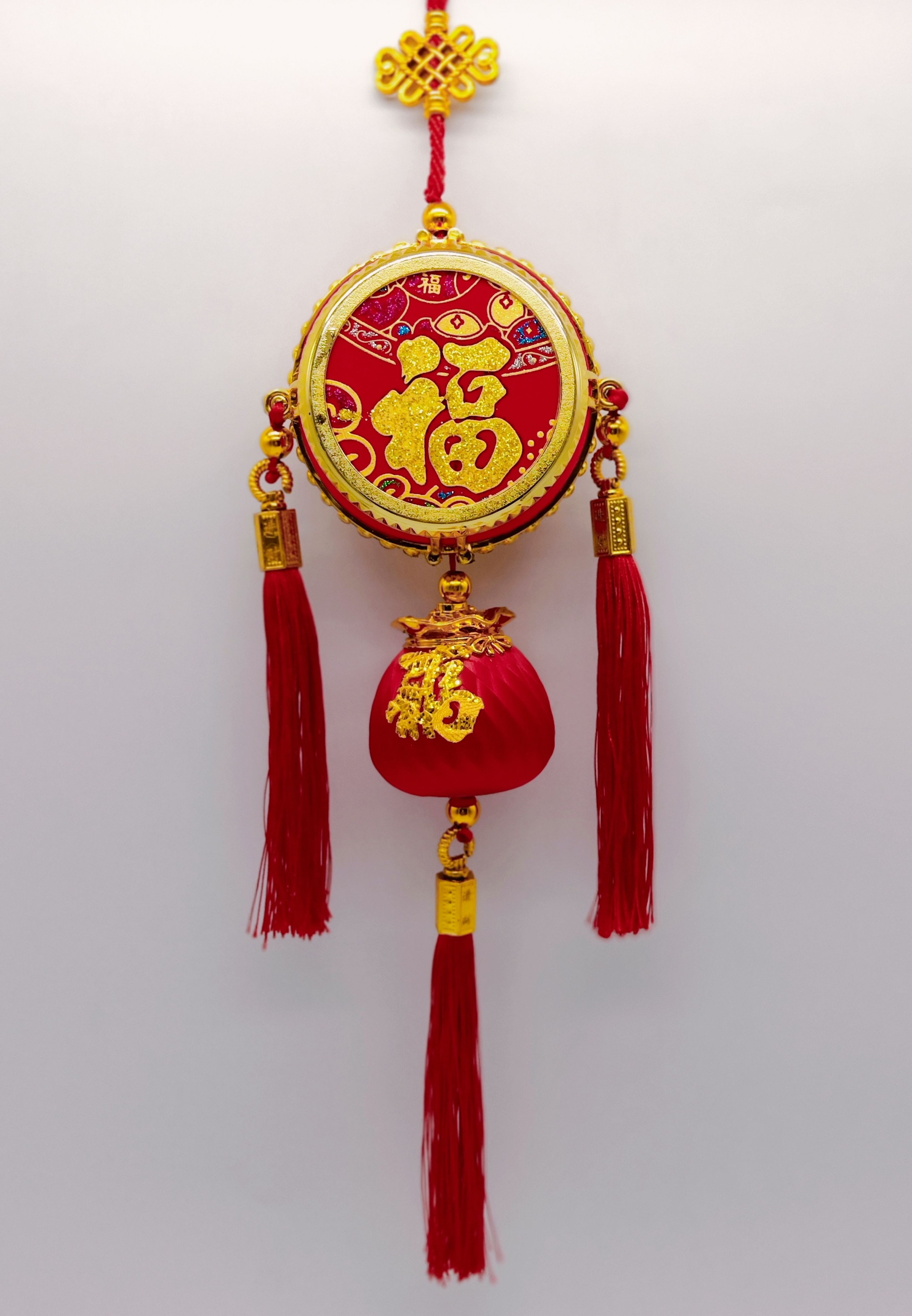 4711075071210波浪鼓+錢袋吊飾