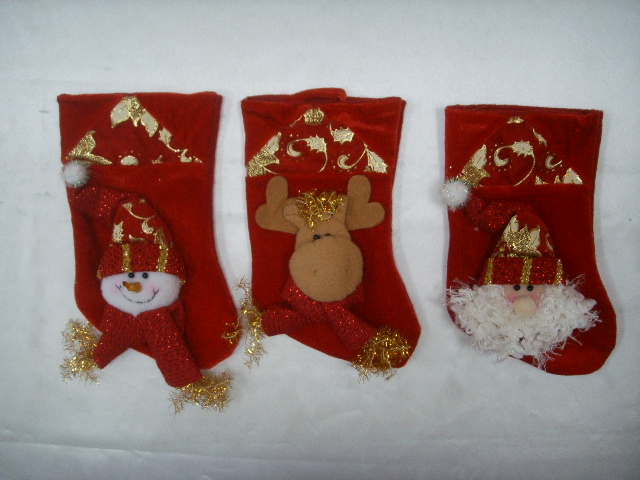 4711542831774金紅立體聖誕襪