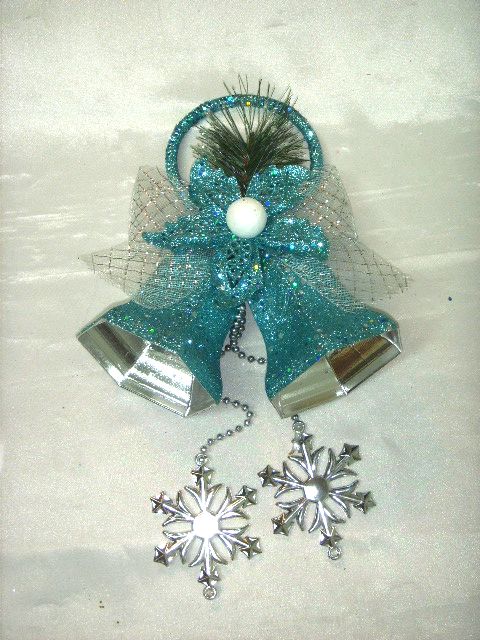 4715872473598冰藍雙鐘+雙星吊飾