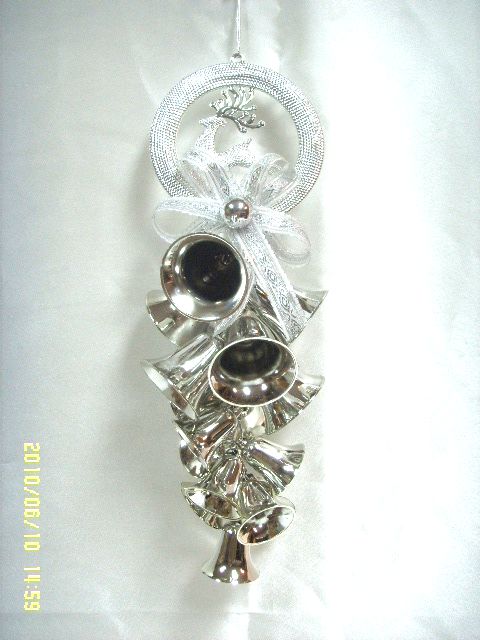 4711542830920聖誕鐘串+麋鹿(金紅)