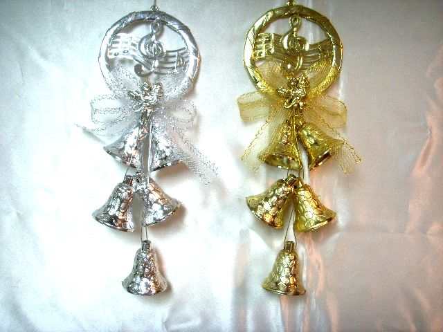 4717622272833聖誕鐘串吊飾-金銀紅