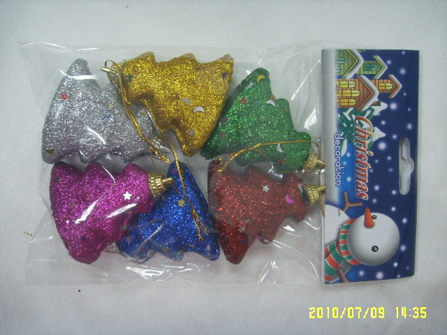 4711542830111-6入迷你金蔥聖誕樹吊飾