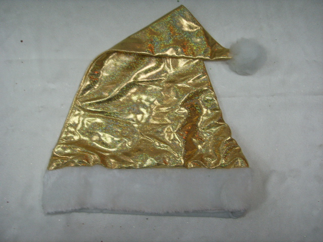 4711542838513錫箔聖誕帽-金