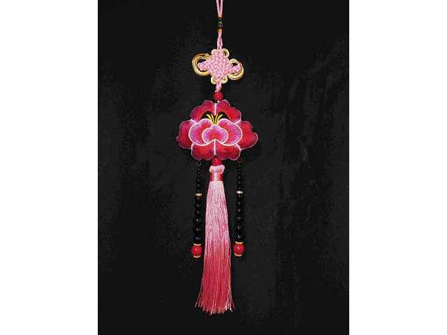 471587247803-紅牡丹吉祥吊飾