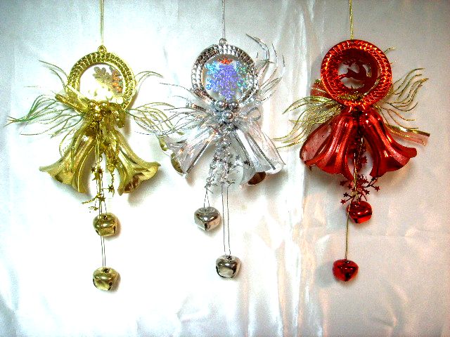 4717622272857聖誕雙鐘+雙鈴吊飾