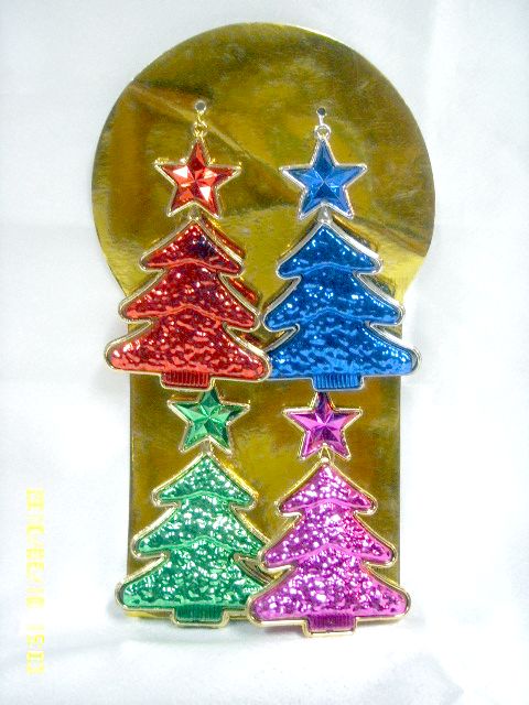 4711542830876四色迷你聖誕樹吊飾