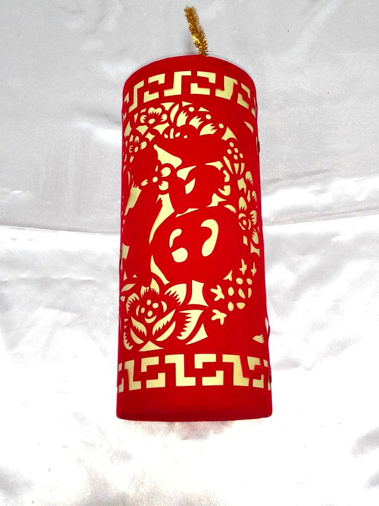 植絨鏤空大座炮