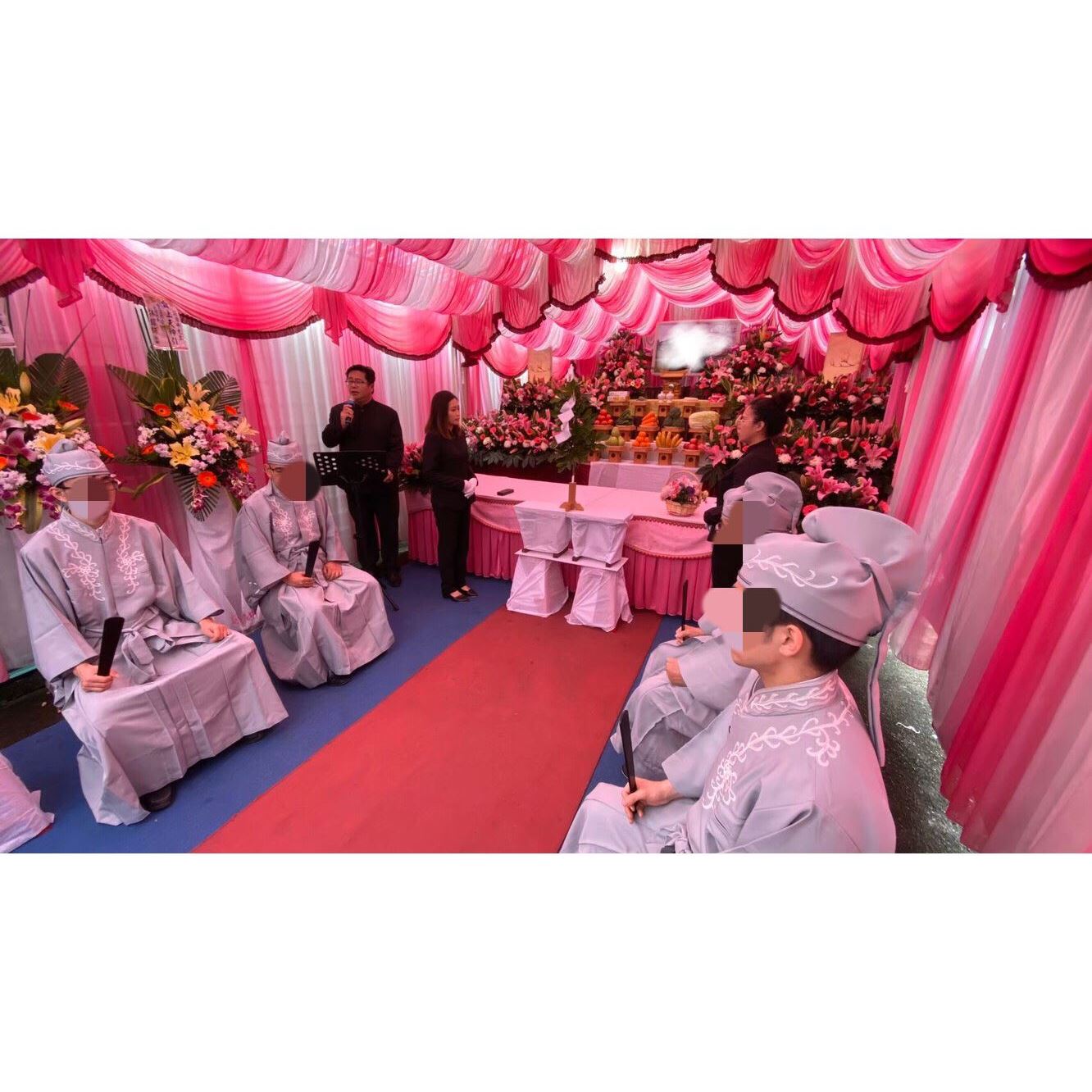 天理教奠禮會場佈置