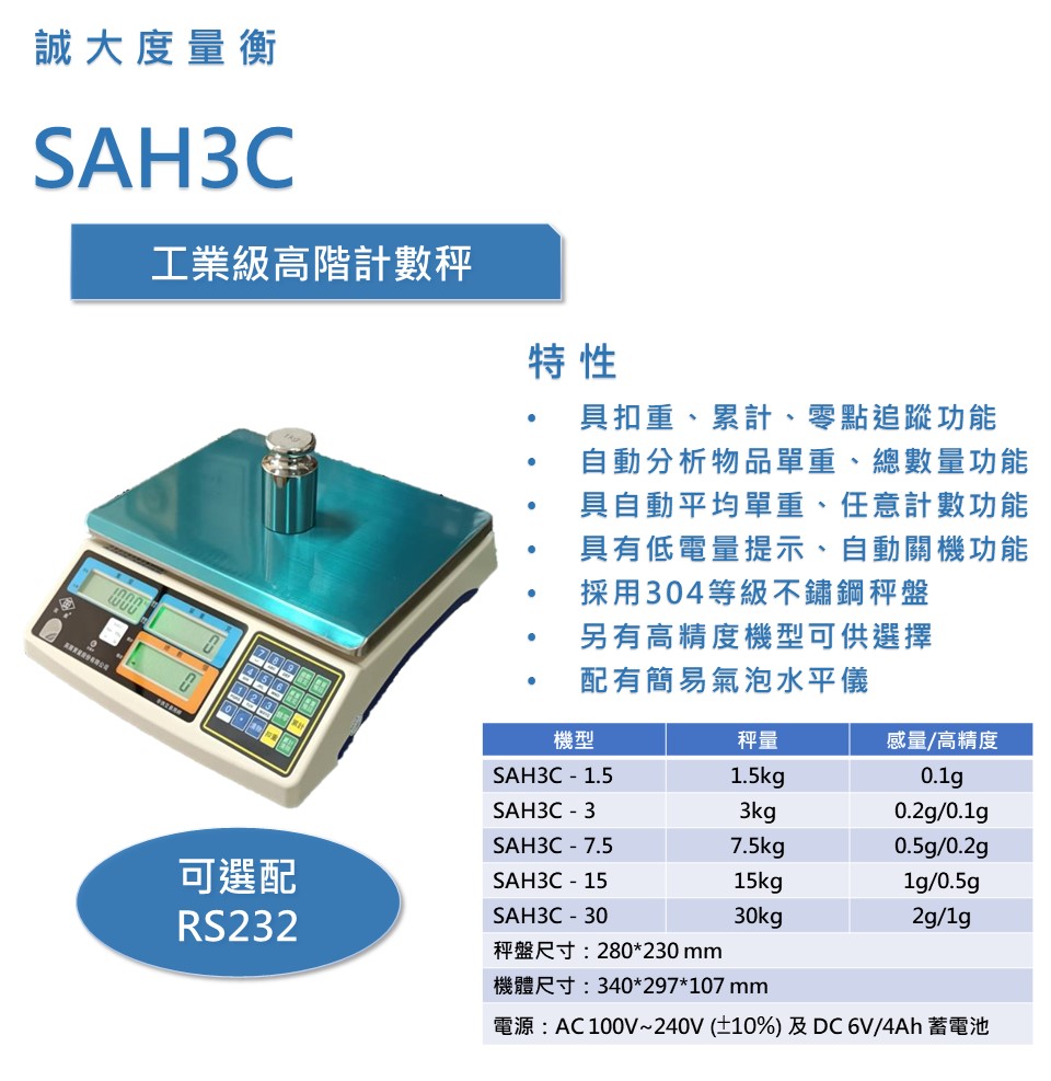 工業級高階計數秤