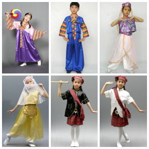 小孩專用服裝-世界民俗服裝