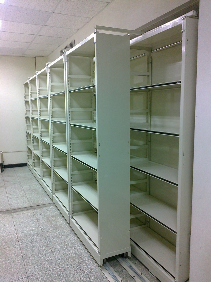 5.移動式檔案櫃(橫拉式)