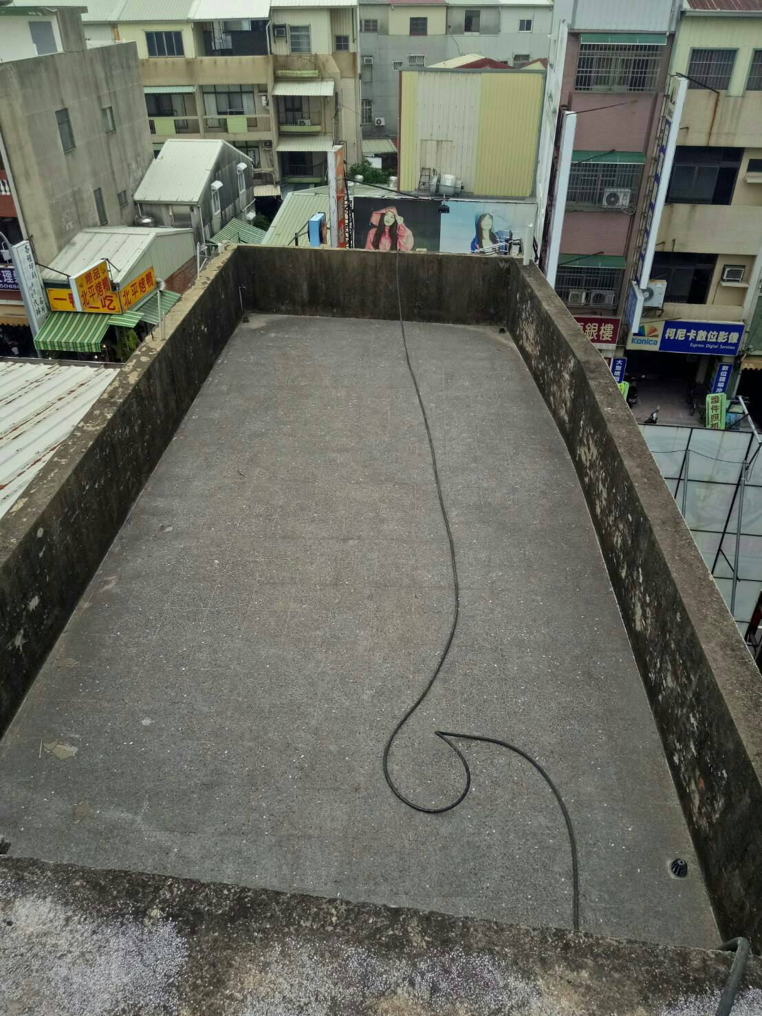 屋頂PU防水施工前中後照片&nbsp;