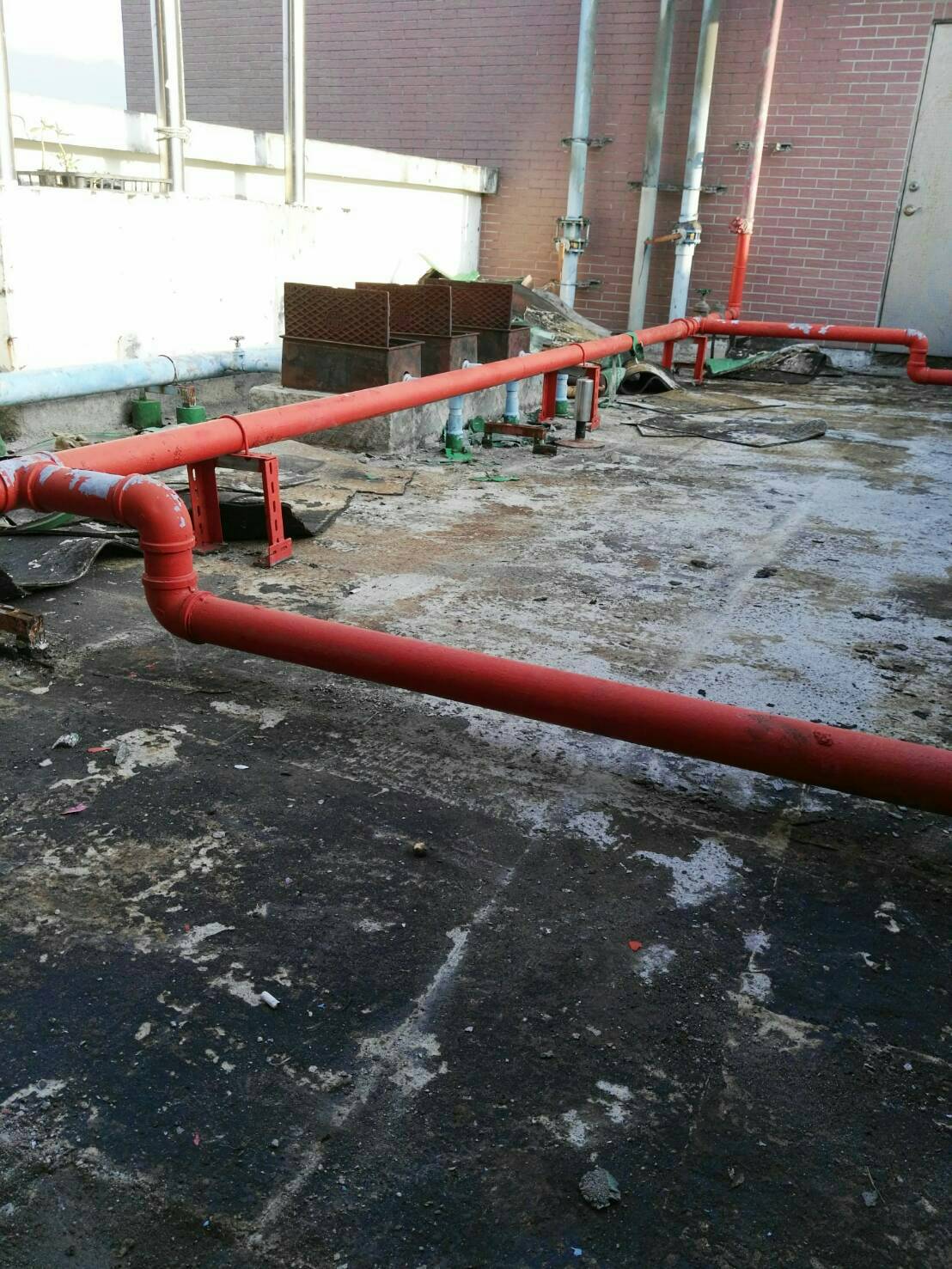 屋頂防水施工前中後