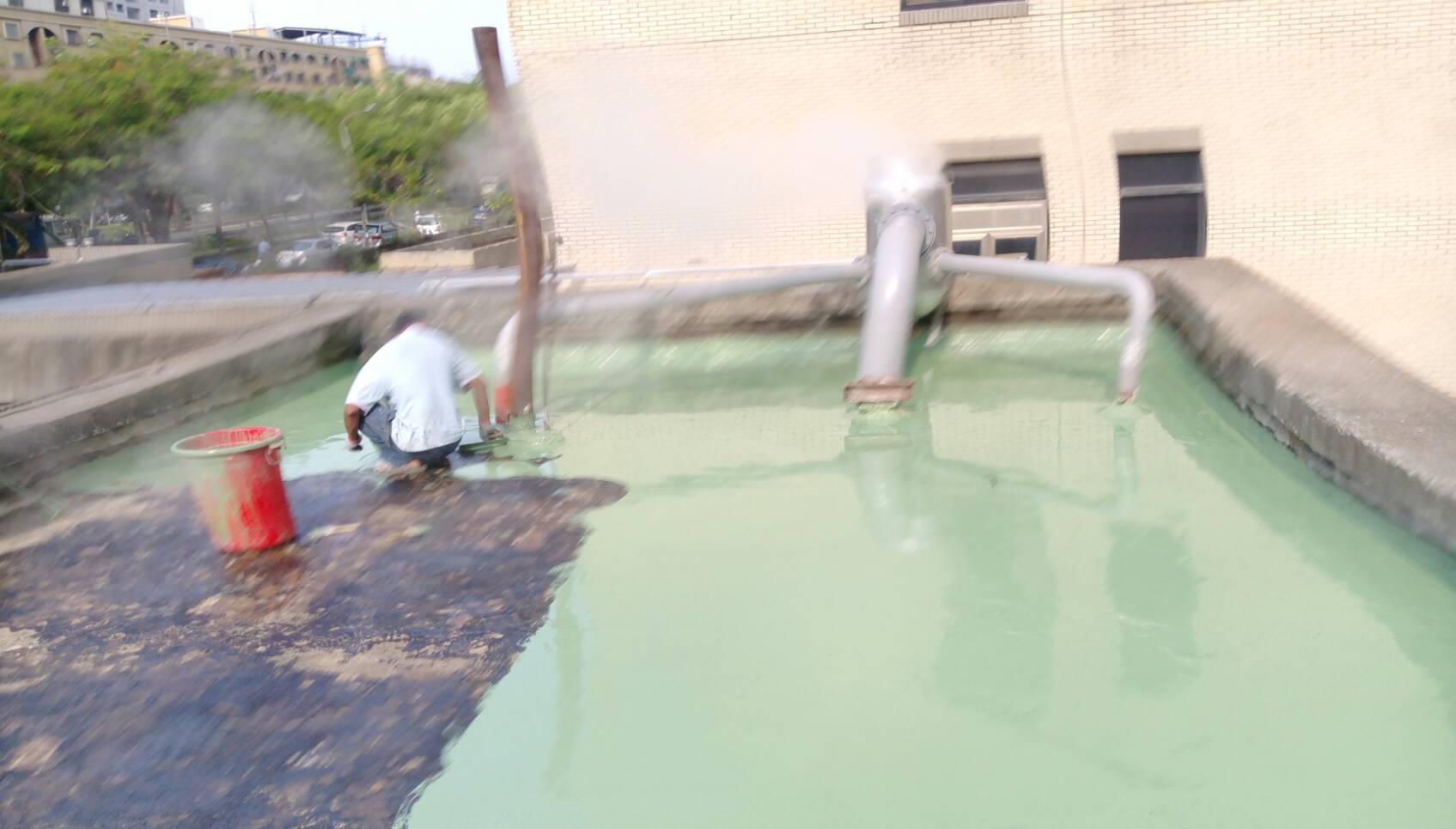 屋頂防水施工前中後照片&nbsp;