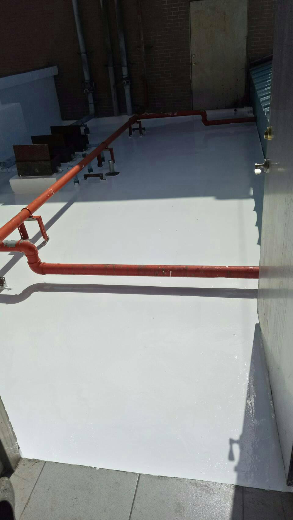 屋頂防水施工前中後