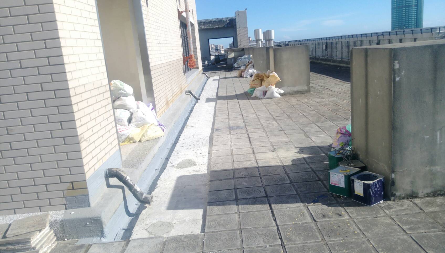 屋頂防水抓漏施工前中後照片