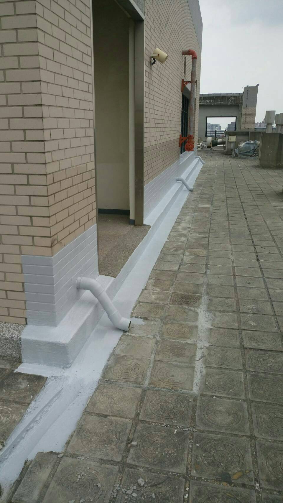 屋頂防水抓漏施工前中後照片