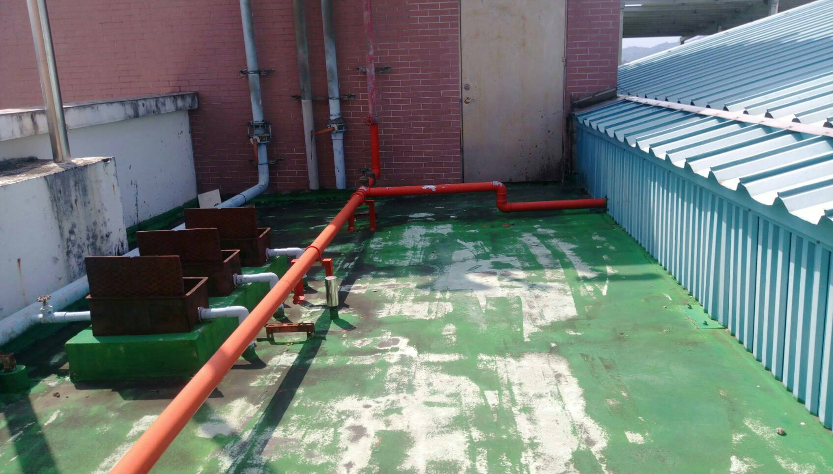 屋頂防水施工前中後