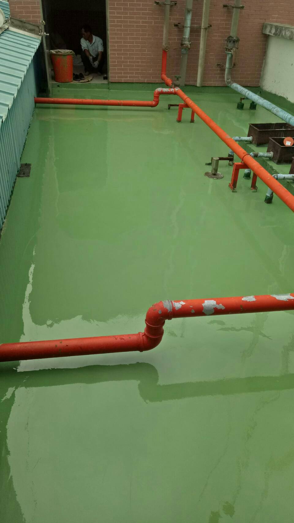 屋頂防水施工前中後