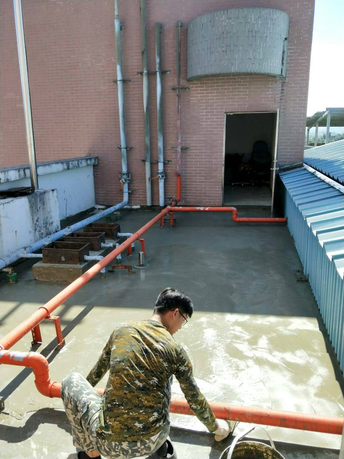 屋頂防水施工前中後