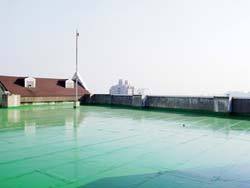 屋頂PU防水工程-施工後