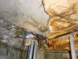 天花板漏水維修-施工前