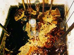 地下室機坑滲水-施工前