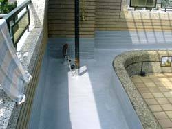 空中花園彈性防水塗料-施工後