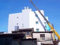 外牆防水塗料-施工中