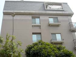 磁磚面外牆噴無痕滲透材-施工後