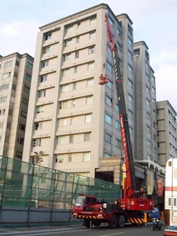 外牆無痕奈米滲透材施工