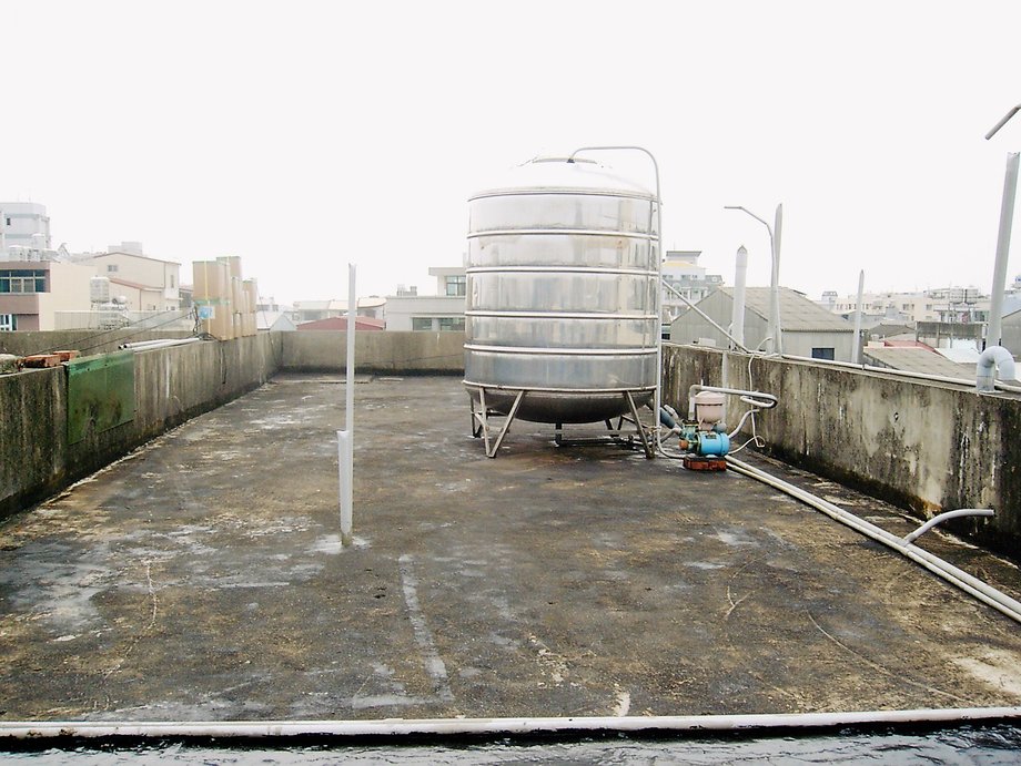 屋頂PU防水工程-底漆施工前