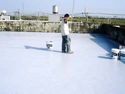 屋頂七層水性防水塗料-施工後