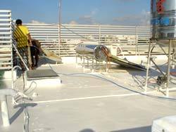 屋頂防熱面漆施工