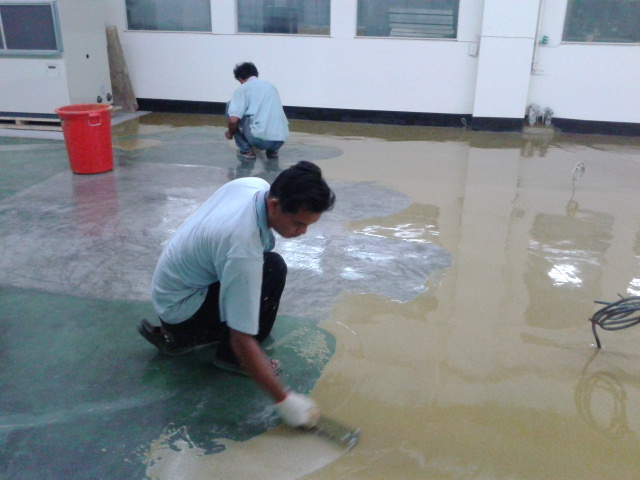 廠房耐磨地板施工