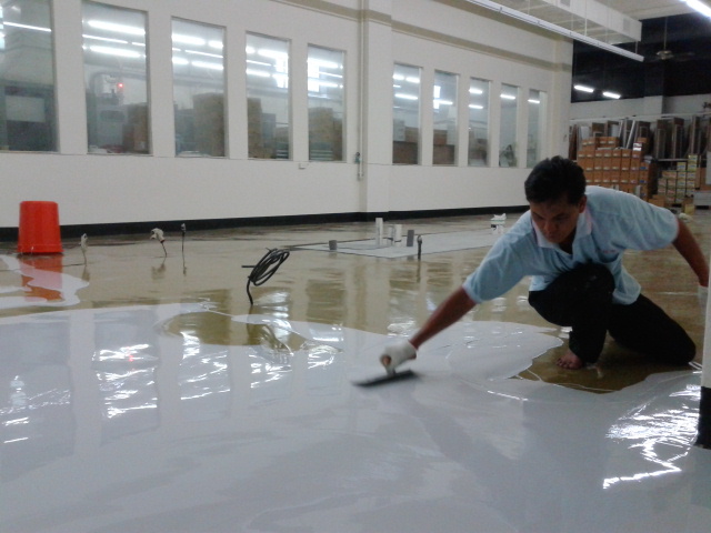 廠房耐磨地板施工