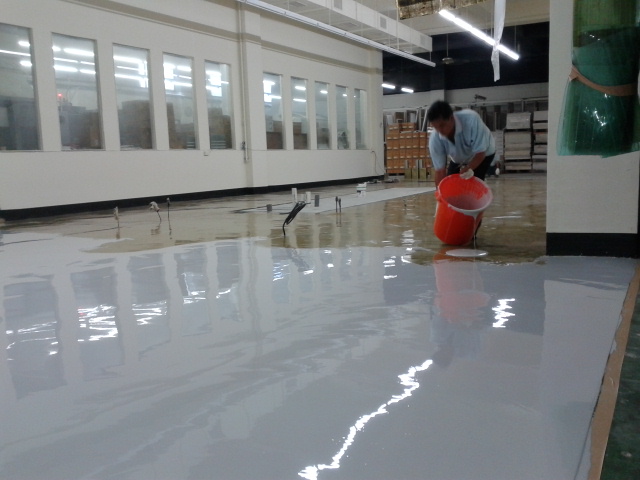 廠房耐磨地板施工