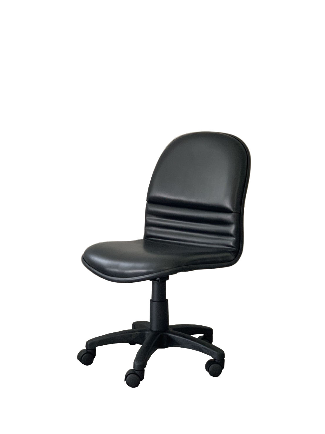 三橫皮面辦公椅