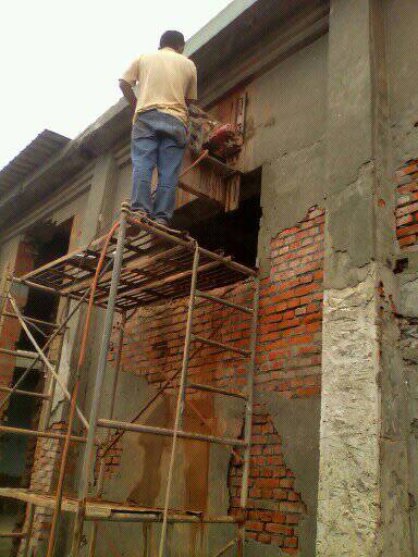 AC牆壁切割、隔間拆除切割、磚牆鑽孔切割、