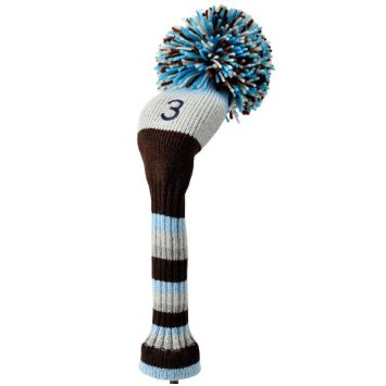 #1針織木桿套藍