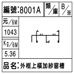 編號：8001A