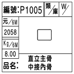 編號：P1005