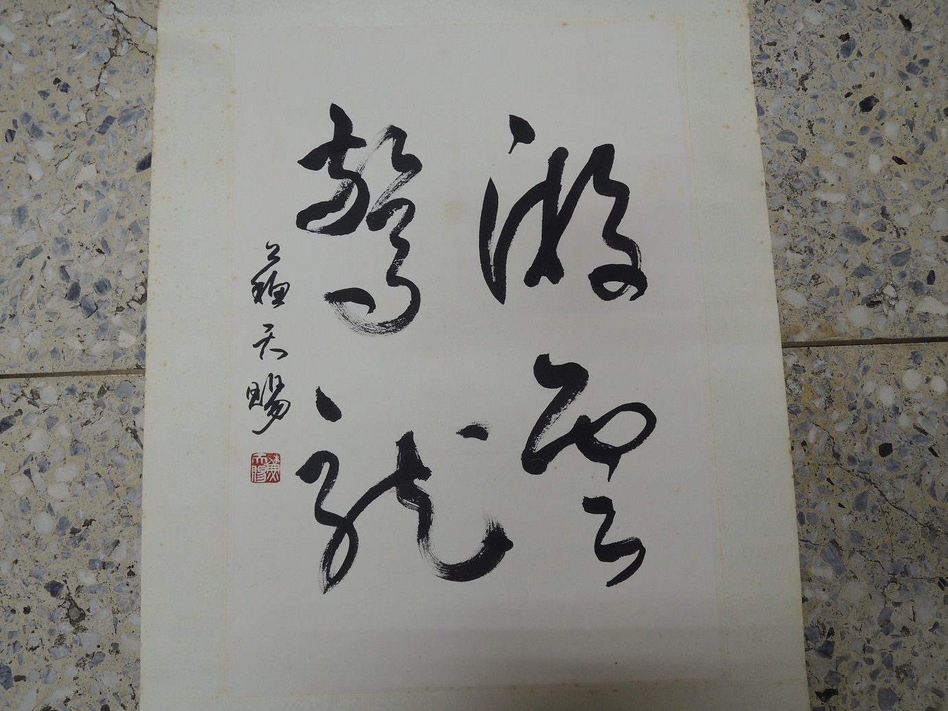 蘇天賜，遊雲驚龍，書法作品