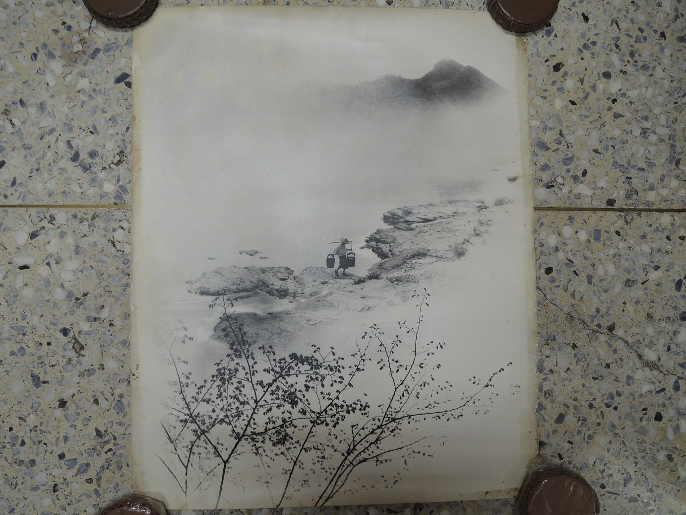 朗靜山，(無款)春江秋水，照片